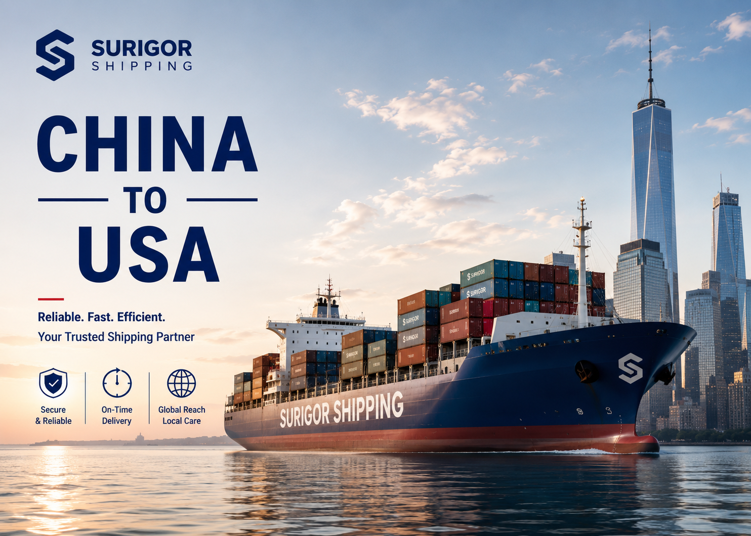 China to USA DDP Shipping with All-Inclusive Price, Stable Transit Time and Nationwide USA Coverage