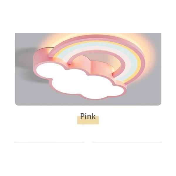 Princess Room Light Fixtures Bedroom And Warm Simple Cartoon rainbow ceiling light(WH-MA-300)