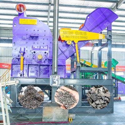 Machine de concassage des déchets métalliques