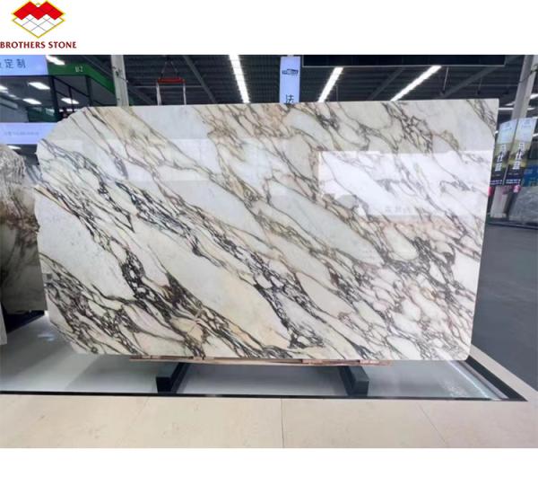 Natural Italian Calacatta Viola Marble Slabs for Modern Kitchen Countertop and Indoor Wall