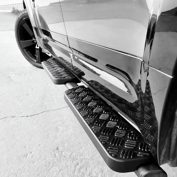 Glossy Black Nerf Bar Running Boards For 2020+ Land Rover Defender 110 130 Aluminium Alloy Side Auto Step Bars