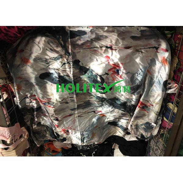 Colorful Used Silk Scarves / American Style Second Hand Silk Scarves