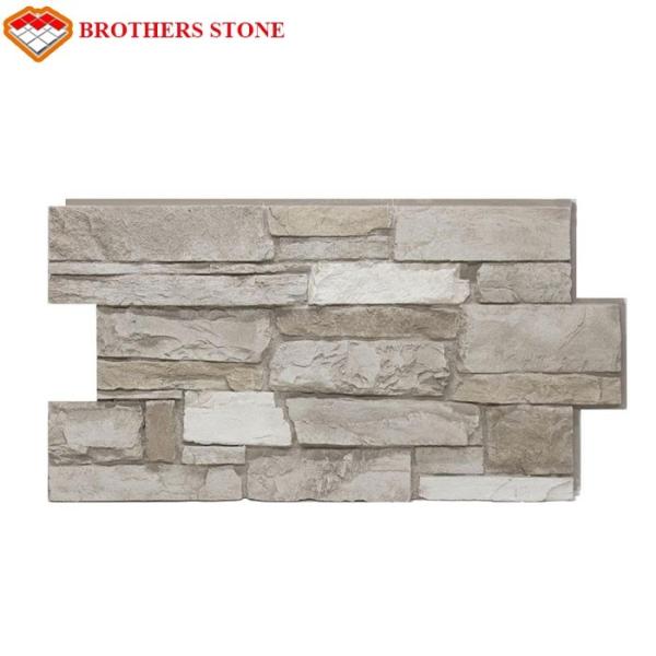 Eco Friendly Artificial Culture Stone , Classy Clutter Faux Brick Wall Panels