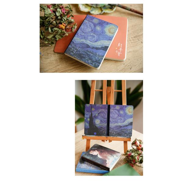 Ретро Ван Гог Масляная живопись Записка художественная литературная записка для продвижения бизнеса