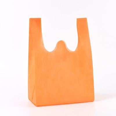 50Gsm Virgin Polypropylene Non Woven Vest Bag Laminated Custom Non Woven Tote Bags