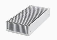Customized Silvery Anodized Radiator Aluminium Extrusion Heat Sink Profiles