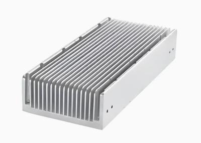 Customized Silvery Anodized Radiator Aluminium Extrusion Heat Sink Profiles