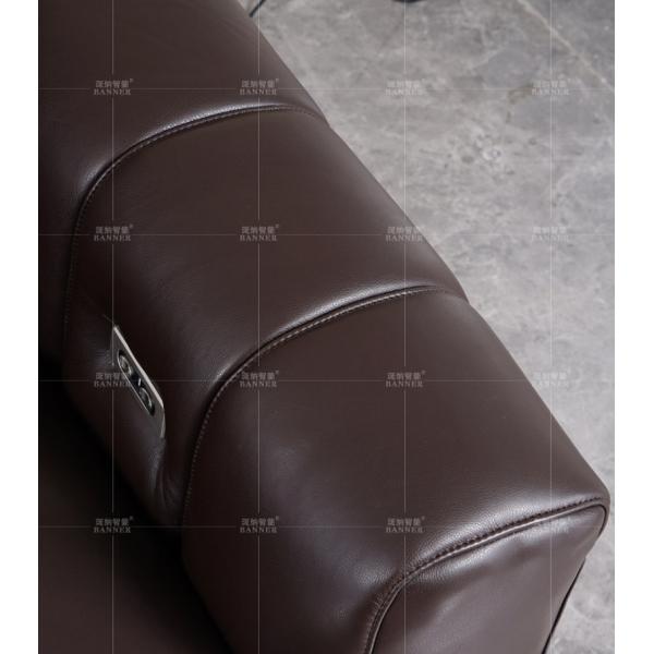 BN Italian Minimalist Living Room Electric Function Genuine Leather Sofa Home Furniture Functional Sofa Recliner