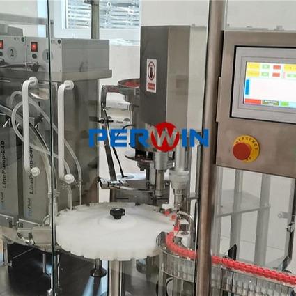 Máquinas de enchimento líquidas farmacêuticas de Unscrambler TUV 80bpm