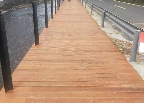 Customized Waterproof Bamboo Deck Tiles 18mm Thickness 100% Natural Bamboo