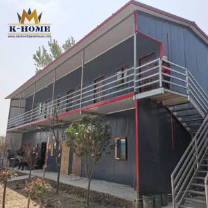 Portable Sandwich Panel House With Rain Shelter Easy Assembling