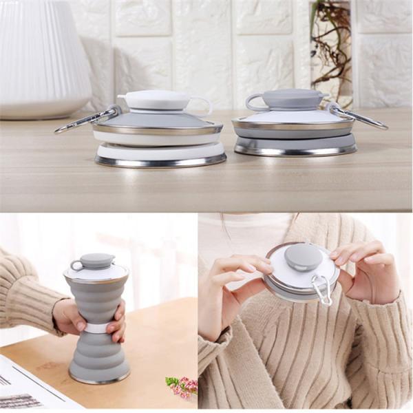 LFGB Standard BPA Free Collapsible Silicone Water Bottle