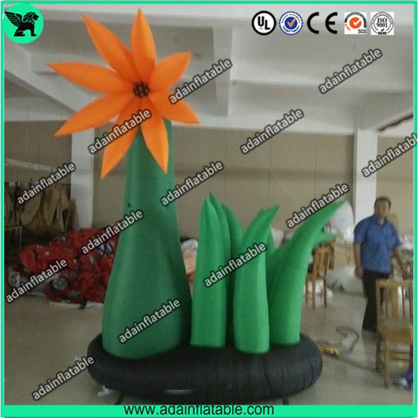 4m Event Party Decoration Oxford Inflatable Orange Flower Holiday Advertising Flower