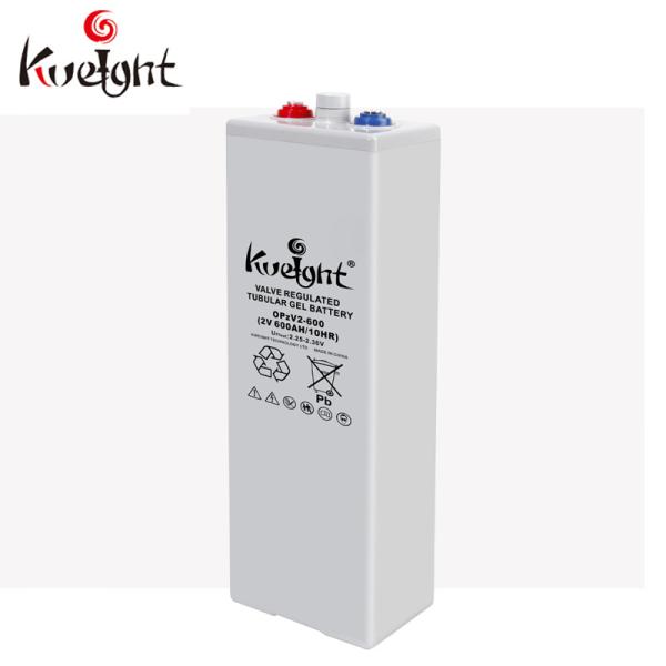 Opzv Storage Solar Gel Battery 2v 600ah Deep Cycle Tubular Gel Battery