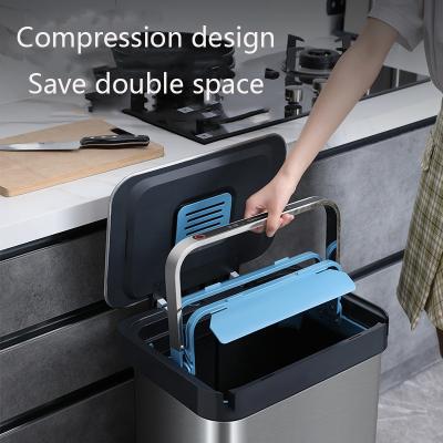 Poubelle déodorante compressible OEM ODM Capteur de mouvement Poubelle