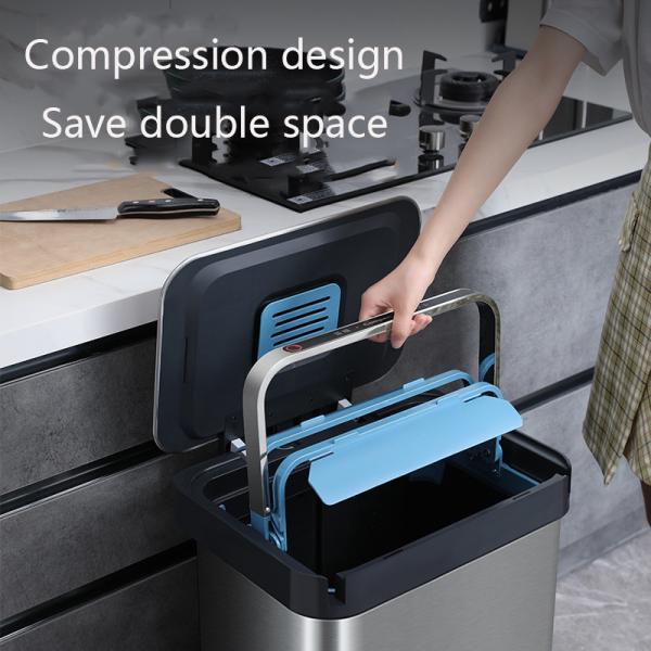 Compressible Deodorizing Trash Can OEM ODM Motion Sensor Garbage Can
