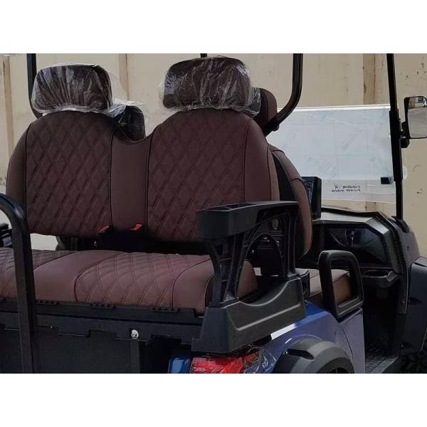 Carton de golf électrique classique 2 + 2 places Couleur et logo personnalisables pour les terrains de golf ou les clubs de golf