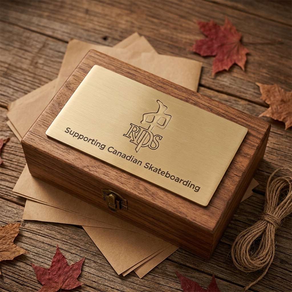 Custom High‑Quality Brass Etched Sand‑Blasted Metal Nameplate
