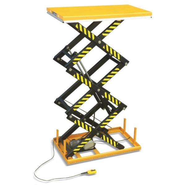 1 Ton Load Capacity Electric Scissor Lift Platform For Indoor Use