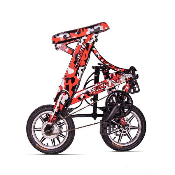 Велосипеды небольших женщин 20 дюймов электрические складывая печать 36v 250w леопарда велосипеда дам электрическую