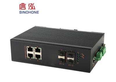 Industrial Gigabit Optical Fiber Ethernet Switch Anti - Surge 8 Ports