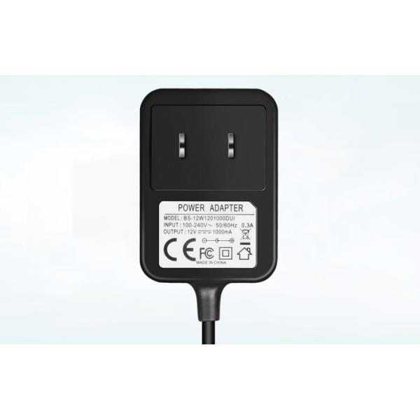 CE Smart 12V DC 1A Fashion Power Supply Adapter With ABS + PCBA Material