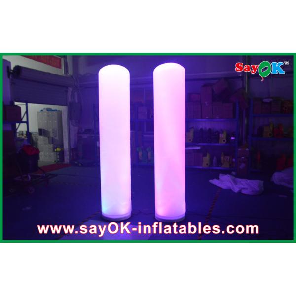 Lighting Tube Pillar Custom Inflatable Advertising Inflatable Column 2m Height