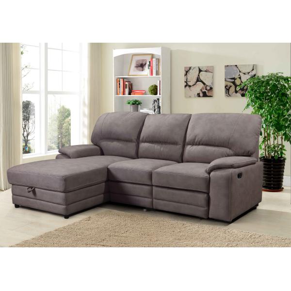Living Room Electric Recliner Sofa Set Breathable Foldable For Hotel