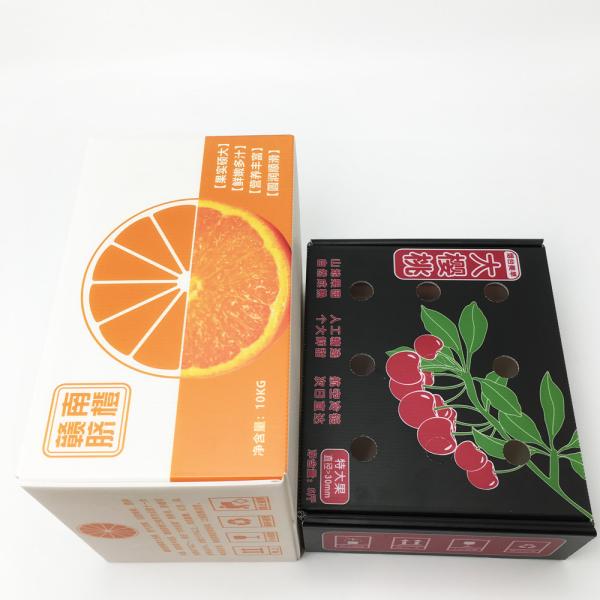 Moisture Resistance Water Proof Corrugated Fruit Carton Seafood Box