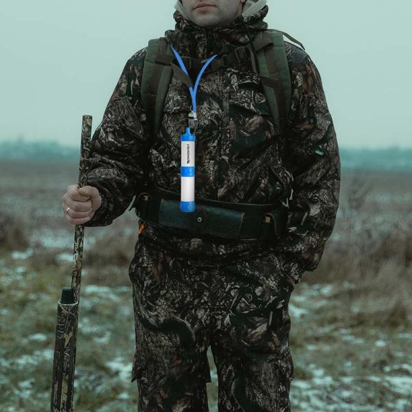 LIQUIDZING Water Filter Premium Filtered Water Outdoor Survival Gear BPA Free