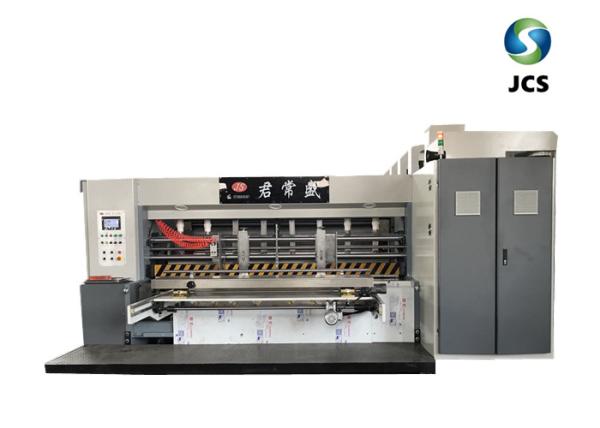 Electric Corrugated Box Printing 405mm Rotary Die Cutting Equipment