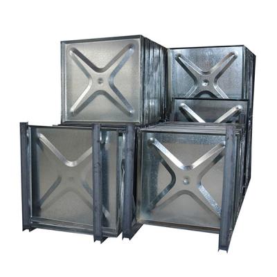 Hot Dipped Galvanized Steel Water Tank 1.5 - 5mm Panel Board Thickness