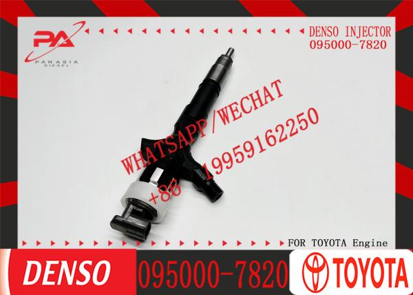 Injecteur de carburant de type Common Rail original 095000-7820 095000-7821 23670-30290 pour TOY-OTA 1KD-FTV EURO 4