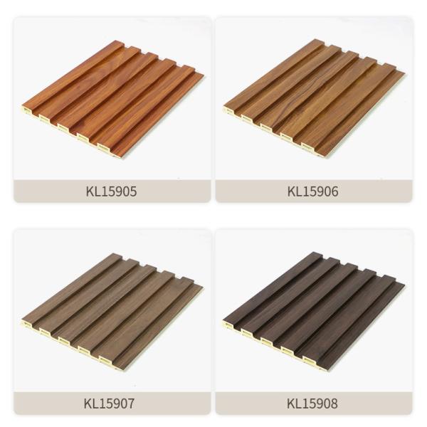 Экологическая дружелюбная внутренняя установка панели стены 159MM*10MM WPC быстрая