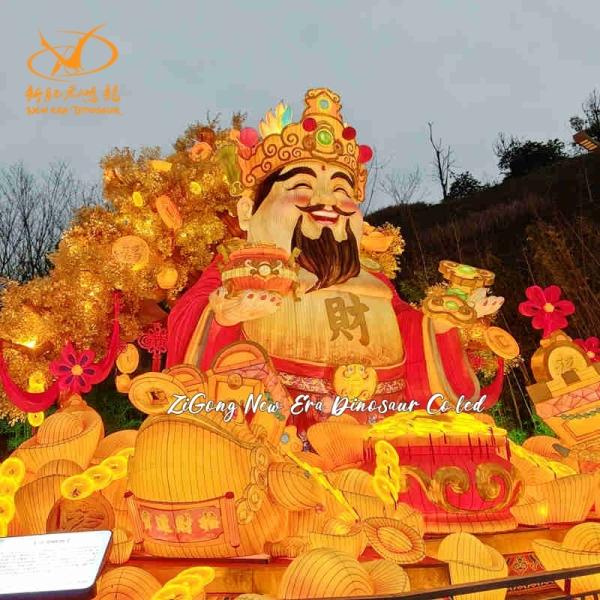 Themed Chinese Traditional Lantern Customized Light Show Handcrafted Lantern