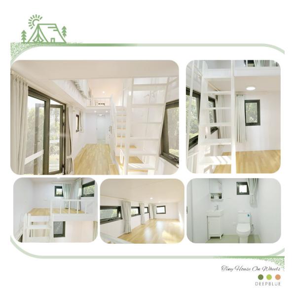 AS/NZS Standard Light Steel Prefab Tiny House On Wheels Kit Дом для путешественников