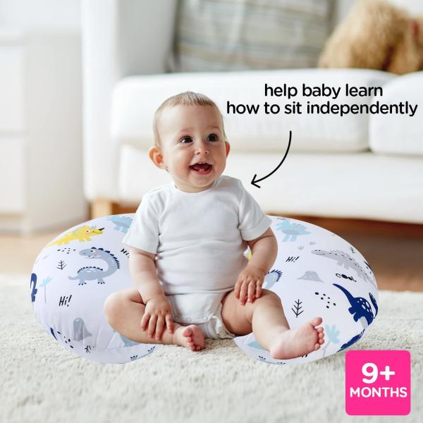 Breathable 100% Polyester Feeding Support Pillow Portable Nursing Pillow For Bottle Feeding