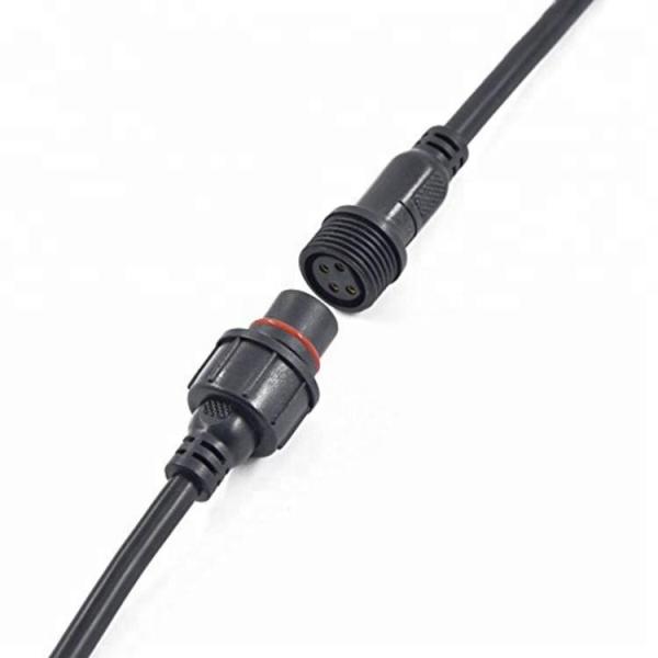 Waterproof Electrical Custom Cable Assemblies 3P 4P 5P IP68 M12 LED