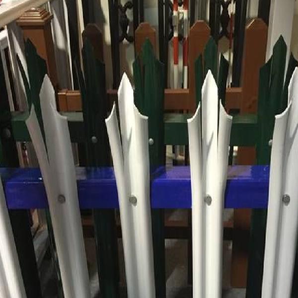 Galvanized Steel W Pale Security Palisade Fence Wrought Iron 1.8m