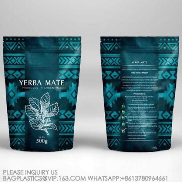 Eco Friendly Recycled Pouch Food Zip Bag Stand Up Peanut Pouches Snack Nuts Doypack Bags