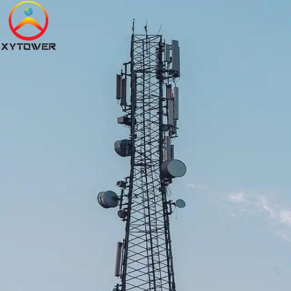 Galvanized Internet Wifi Angel Steel Telecommunication Towers with 4 Legs