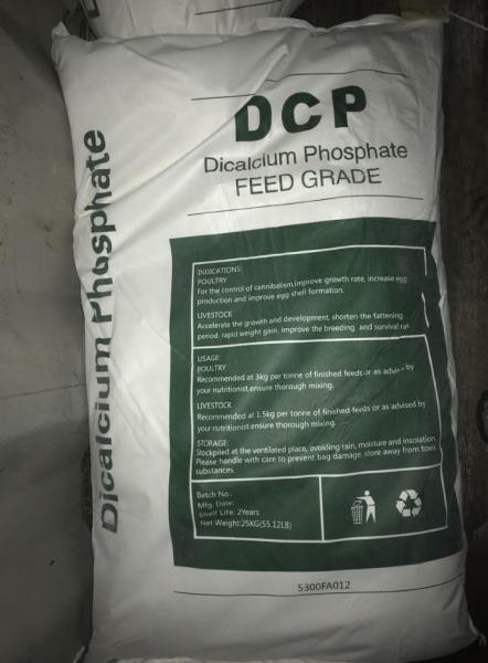 White DCP Dicalcium Phosphate Powder Halal Certification