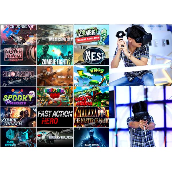 VR Station 9D VR Simulator Interactive Shooting Game Machine For Different Ages