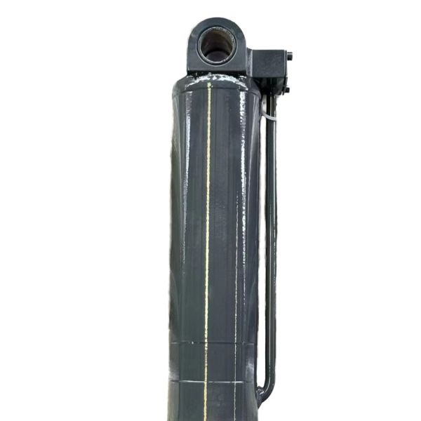 80mm Double Acting Steel Hydraulic Cylinder Hard Chrome Plated Surface Valve Block
