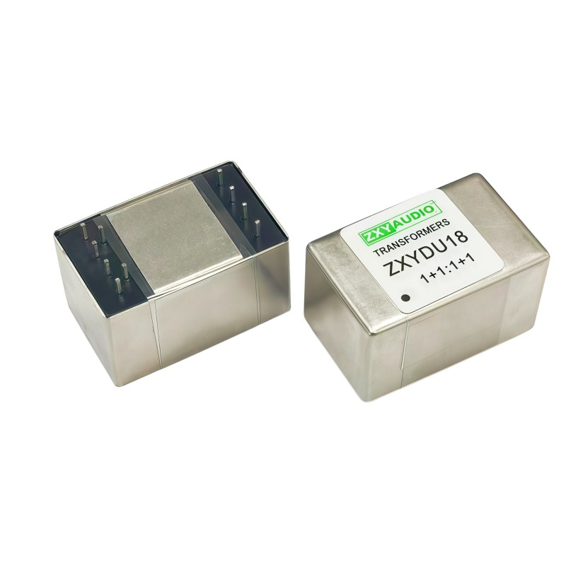 Square Horizontal 1+1:1+1 Permalloy Audio Isolation Transformer ZXYDU18