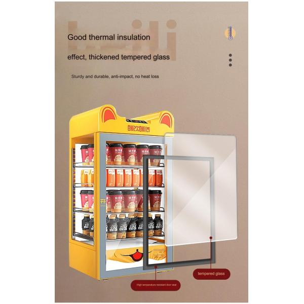 Fully Automated Food Warmer Display Cabinet with Hot Air Circulation Heating Function