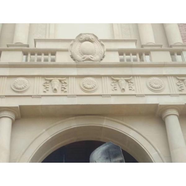 Outdoor Flooring 10mm 15mm Natural Sandstone Tiles Bulk Packaging  Polished