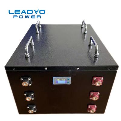 Metal Case Golf Cart 48V 100Ah Lithium Ion Batteries Metal Case Rechargeable With LCD
