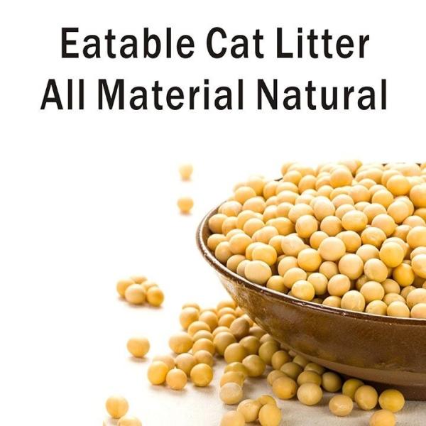 High Absorption Tofu Cat Litter Dust Free Strong Odor Control Environmentally Friendly