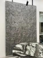 Brazil Platinum Diamond Marble Luxury Stone Book-match Background Feature Wall Luxurious Flooring Stone